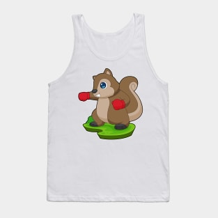 Squirrel Boxer Boxing gloves Boxing Tank Top